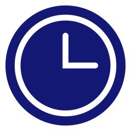 Analog clock icon blue | Clock icon, Analog clock ...
