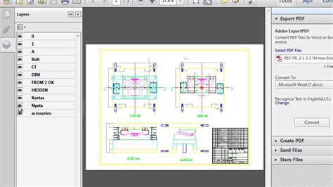 Create Autocad File To Pdf With Layer Youtube