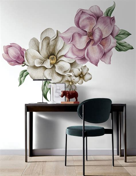 Trendy wall designs has a variety of large wall decals for living rooms, kitchens, and the kids' bedroom. Large Garden Flowers Wall Sticker Decal - Wall Decals ...