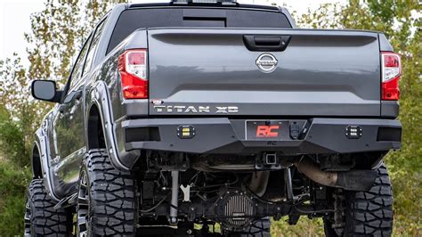 Nissan Titan Xd Rear Led Bumper By Rough Country Youtube