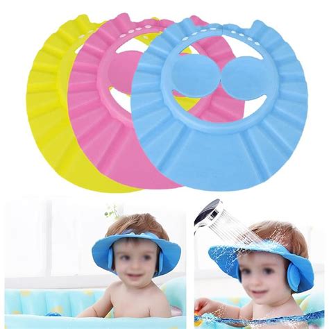 Complaining the whole way through. Bath Visor Hat for Baby Kids Children Protective Shampoo ...