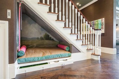 We are looking for someone/a couple who has experience with dogs and doesn't mind carrying her up and down the stairs. That Space Under the Stairs | Centsational Style