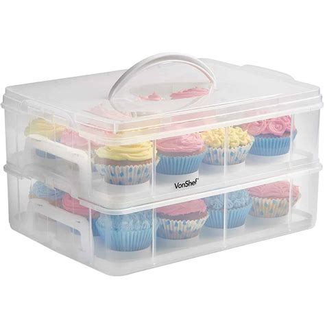 Cupcake Carrier 24 Cupcakes Or 2 Large Cakes Pineapple House Rules