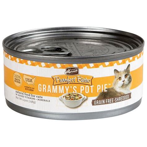 Merrick 55 Oz Purrfect Bistro Grammys Pot Pie Wet Cat Food 18458