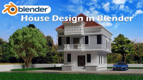 How To Create A Modern House In Blender House Design In Blender Youtube