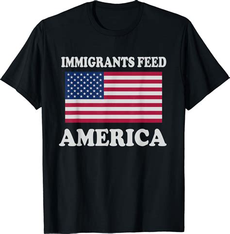 Immigrants Feed America Usa T Shirt Patriotic T Clothing