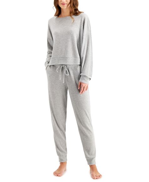 Jenni Waffle Knit Pajama Set Created For Macys And Reviews All