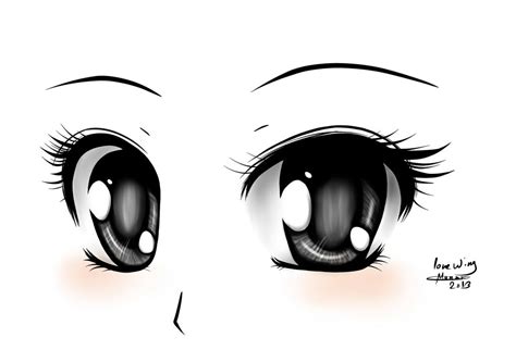 Anime Eyes By Love Wing On Deviantart