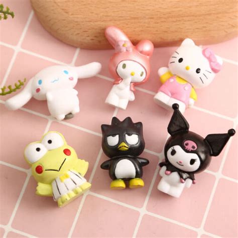 Collectibles Other Anime Collectibles 6pcsset Cute Hello Kitty My
