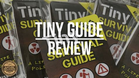 Tiny Survival Guide Review Youtube