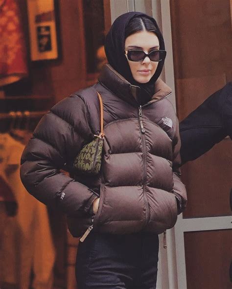 The North Face Puffer Jacket Worn By Kendall Jenner New York City November 22 2019 Spotern
