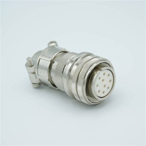 Ms Series Uhv Connector 10 Pins 700 Volts 10 Amps Per Pin Accepts 0 056 Dia Pins 4369 Mpf