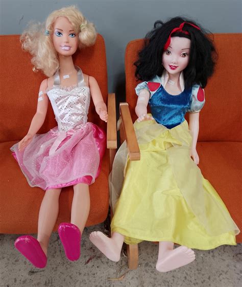 Two Large Dolls Raffan Kelaher And Thomas Pty Ltd