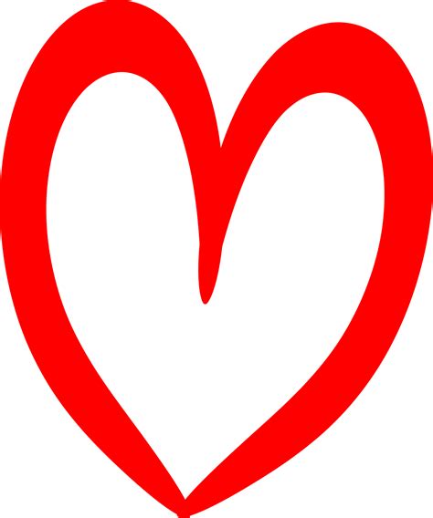 Red Heart Doodle 11685171 Png