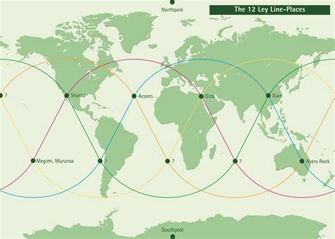 Ley Lines Map Of The World