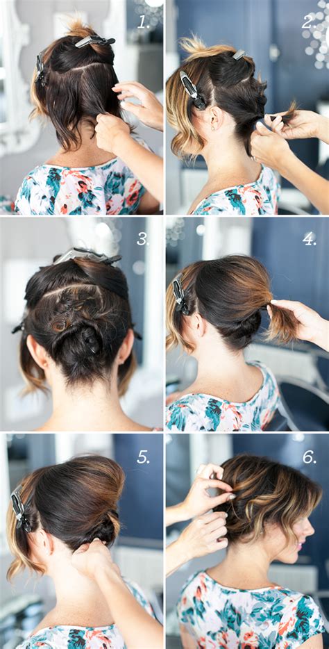 Updo Hairstyles For Short Hair Tutorial Hairstyle Guides