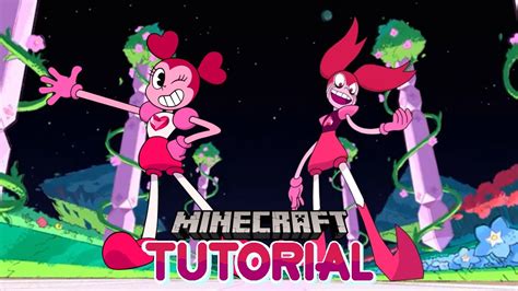 Minecraft Steven Universe Spinel And Rejuvenated Spinel Statues Building Tutorial Youtube