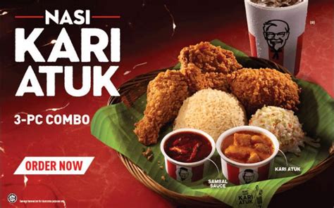 Anda sebenarnya boleh membeli ayam kfc, burger kfc atau apa sahaja secara online. 30 Apr 2020 Onward: KFC Nasi Kari Atuk Promotion ...
