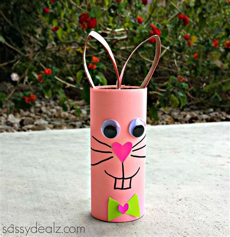 Bunny Rabbit Toilet Paper Roll Craft For Kids Crafty Morning