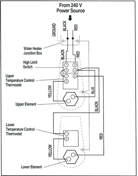 220 Volt Water Heater Wiring Diagram