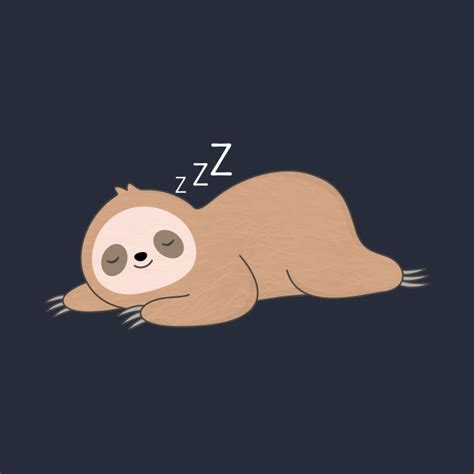 Kawaii Cute Lazy Sloth T Shirt Cute Sloth T Shirt Teepublic