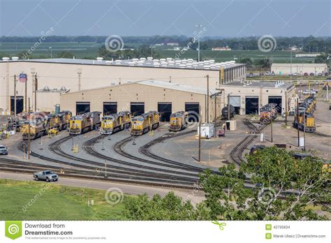 Union Pacific Bailey Rail Yard Editorial Stock Image Image Of Road