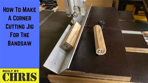 How To Make A Corner Cutting Jig For The Bandsaw Youtube