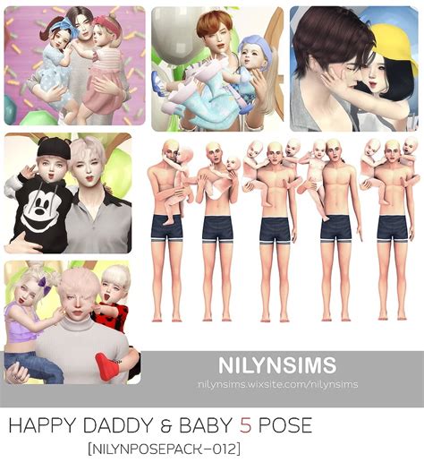 Happy Day And Baby Poses 012 From Nilyn Sims 4 • Sims 4 Downloads