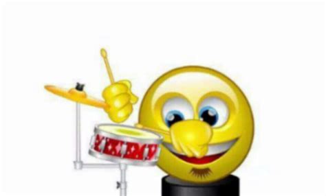 Drummer Smiley Emoticon Emoji