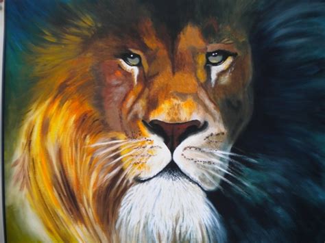 Lion Of Judah Prophetic Art Spiritual Paintings Prophetic Painting
