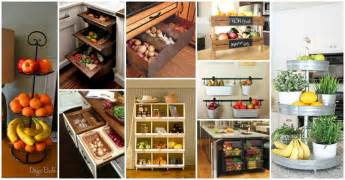 Some vegetables and fruit need to be stored in the refrigerator, others need to ripen before being placed in the refrigerator, and others are best stored at room temperature or in a cool dry place. 25 Insanely Clever Storage Solutions For Fruits And Vegetables
