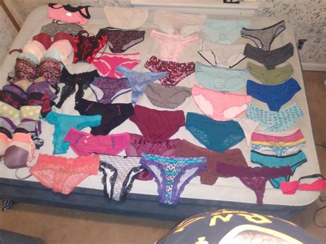The Collection Of My Moms Bras And Panties That I Have Gained Over The