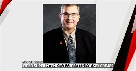 Former Kentucky School Superintendent Arrested On Sex Charges