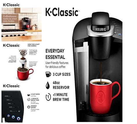 New Keurig K55 K Classic Coffee Maker K Cup Pod Single Serve Programmable Keurig Classic