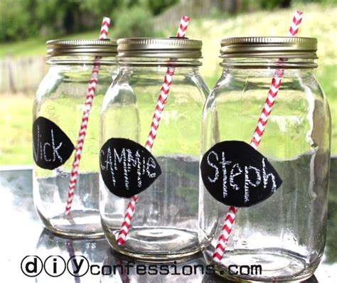 Turn Canning Jars Into Reusable Cups With Straws