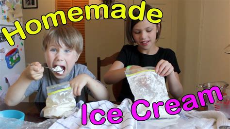 How To Make Homemade Ice Cream Using Plastic Bags Youtube