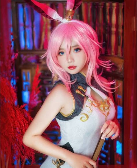 Anime Girl Cosplay Pink Hair Anime Wallpaper Hd