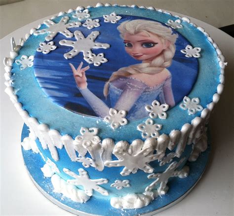 Frozen Cake Elsa Frozen Birthday Cake Snowflake Cake Frozen Cake