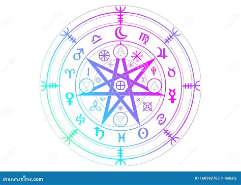 Pagan Symbols Vector Illustration 18543430