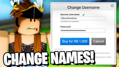 How To Change Your Name In Roblox YouTube