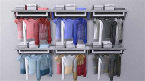 Wicked Pixxel Pihe89 The Sims 4 Clothes Rack Cc Download