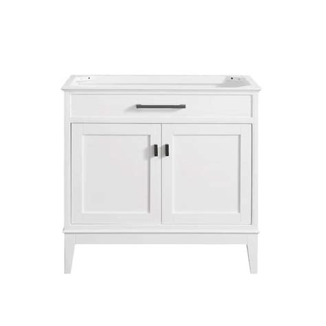 Avanity Madison 36 In W X 21 In D X 34 In H Vanity Cabinet In White