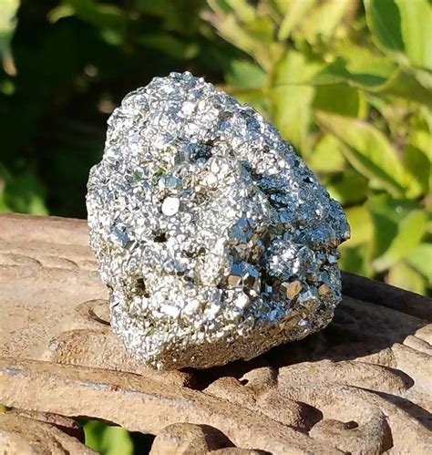 Pyrite Raw Gemstone Rough Fools Gold Golden Specimen Stone Of Etsy
