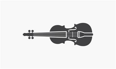 Violin Icon Vector Illustration Isolated On White Background 4639806