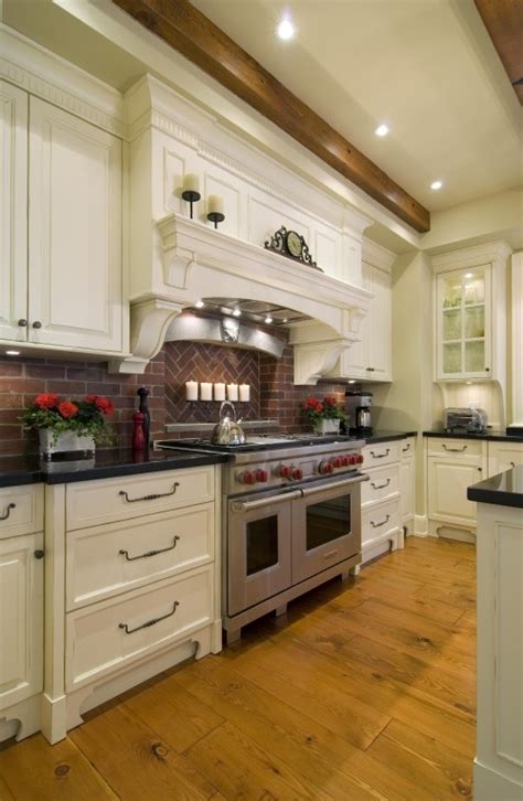 There are only a few more important factors that contribute to the look and. Shelf over stove; Brick backsplash (this one is a little ...