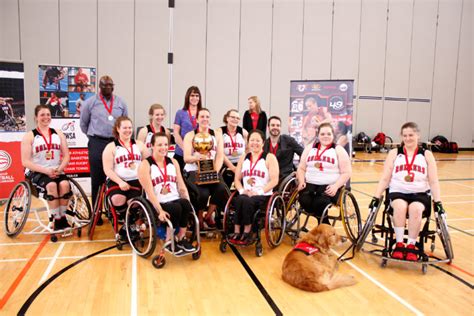 Calgary Rollers Lift The Trophy At The 2017 Canadian Wheelchair