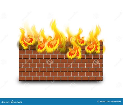 Firewall Stock Illustration Illustration Of Internet 21048340