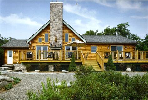 Custom Log Cabin Traditional House Exterior New York By Susan M