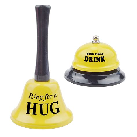 2pcs Desk Call Bell For Service Hand Metal Buzzers For Classroom Cute