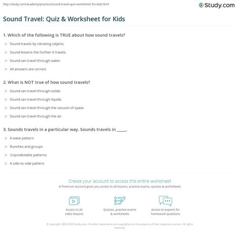 Alexander the great, isn't called great for no reason, as many know, he accomplished a lot in his short lifetime. Sound Travel: Quiz & Worksheet for Kids | Study.com
